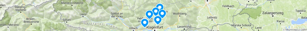 Map view for Pharmacies emergency services nearby Weitensfeld im Gurktal (Sankt Veit an der Glan, Kärnten)
